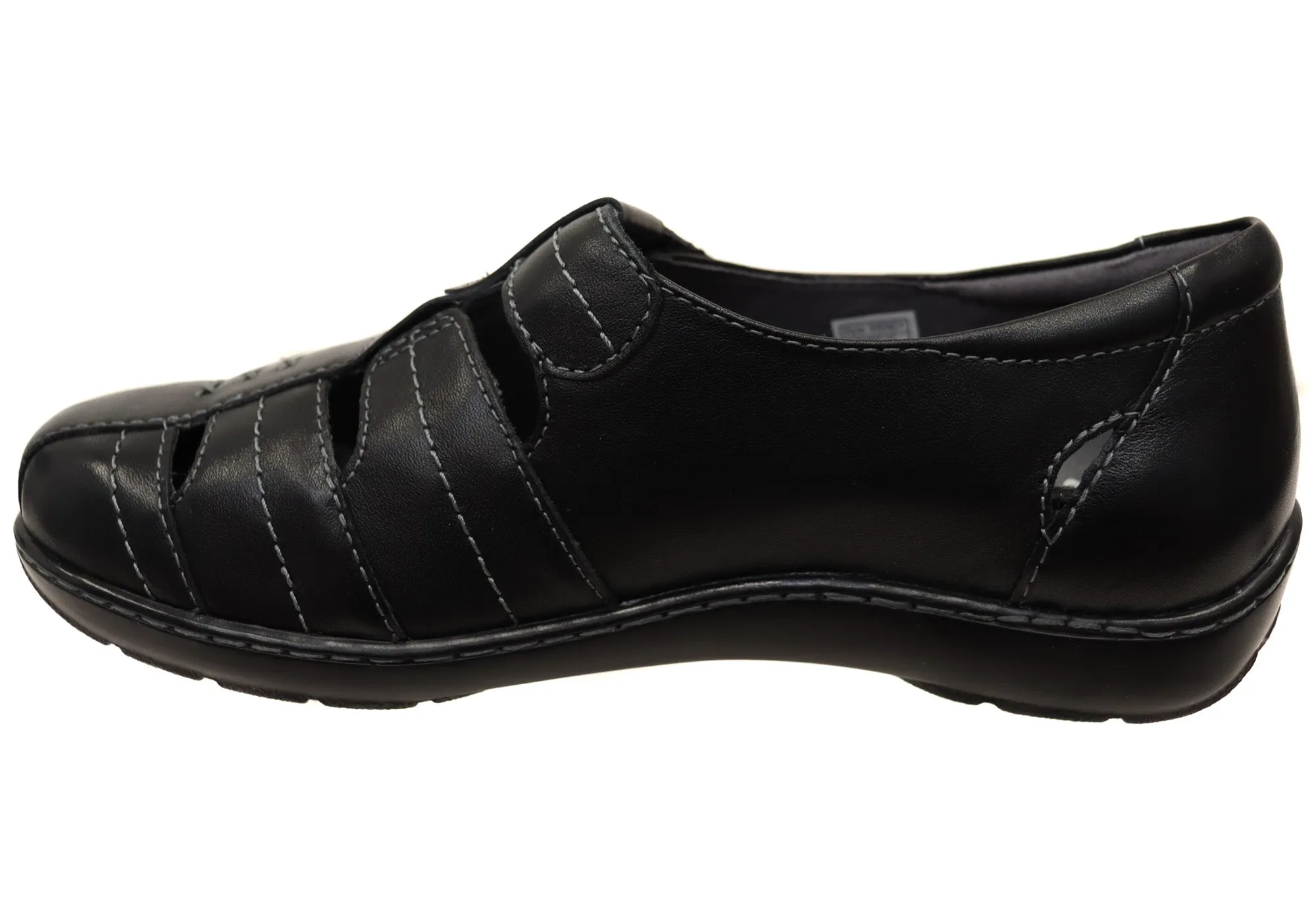 Scholl Orthaheel Wendy Womens Comfortable Supportive Leather Shoes