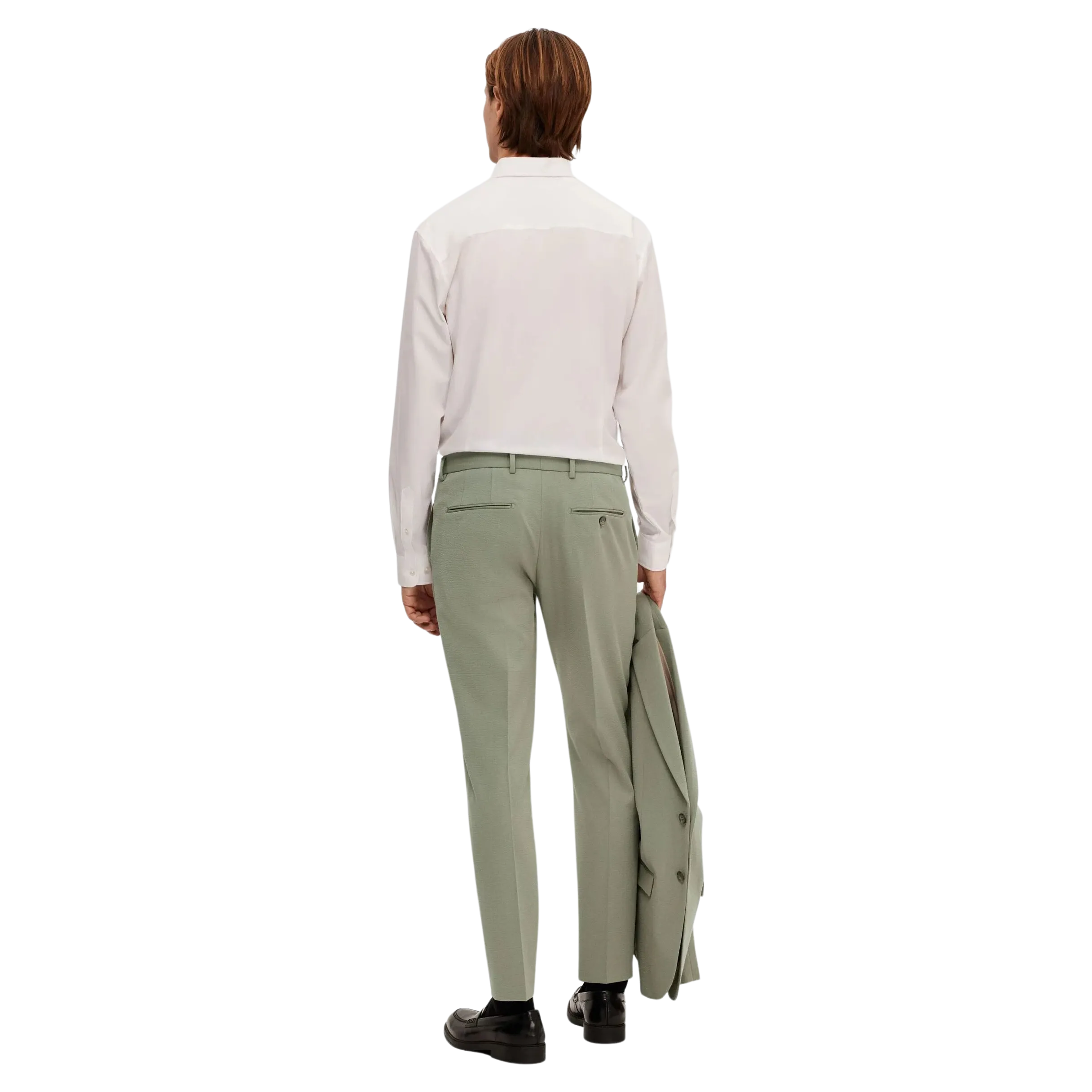 Selected Corby Seersucker Trousers