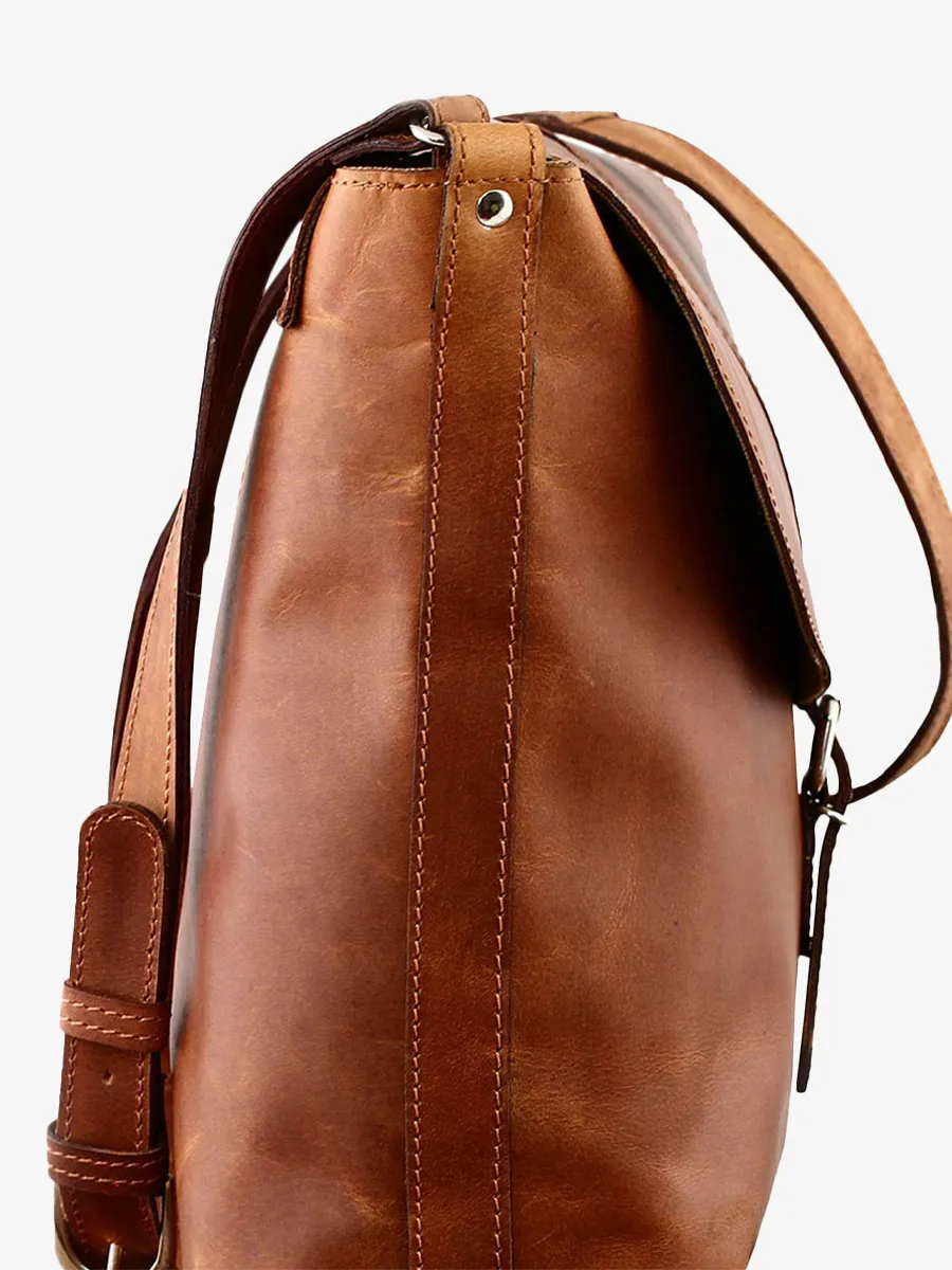 shoulder bag for woman Brown - L'Authentique - M Light Brown | PAUL MARIUS