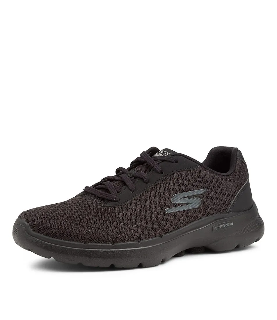 SKECHERS Go Walk 6 Black Sneakers