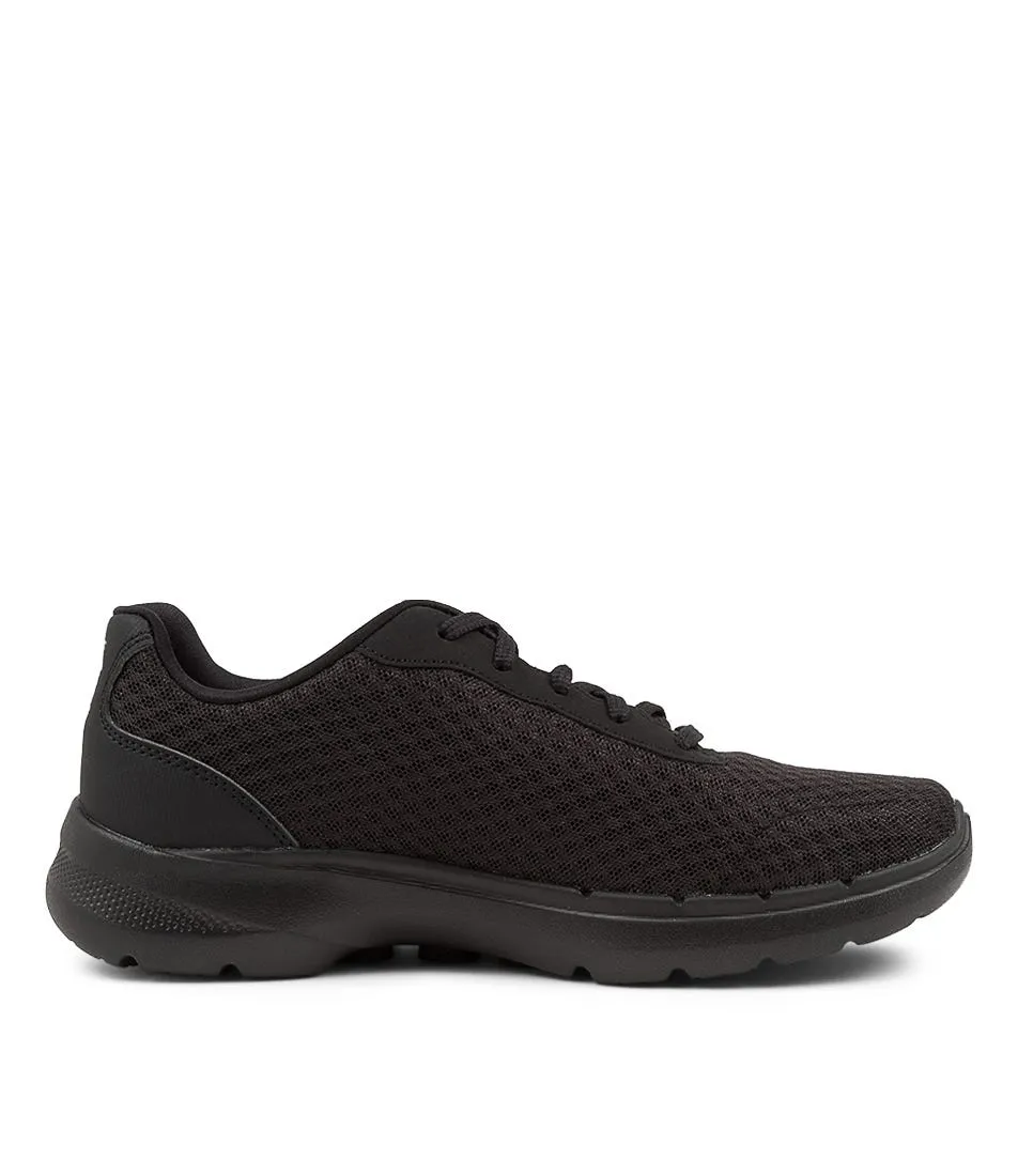 SKECHERS Go Walk 6 Black Sneakers