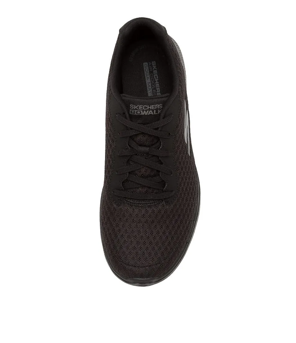 SKECHERS Go Walk 6 Black Sneakers