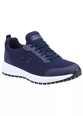 Skechers Ladies Blue Squad SR Trainers | Grattan