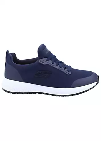 Skechers Ladies Blue Squad SR Trainers | Grattan