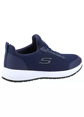 Skechers Ladies Blue Squad SR Trainers | Grattan