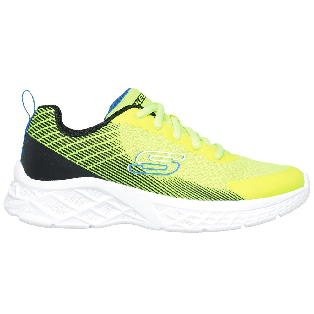 Skechers Microspec II Vovrix Trainers in Yellow and Black