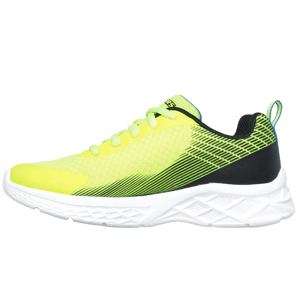 Skechers Microspec II Vovrix Trainers in Yellow and Black