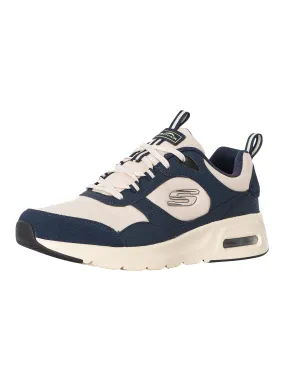 Skechers Skech-Air Court Yatton Trainers - Navy/Natural