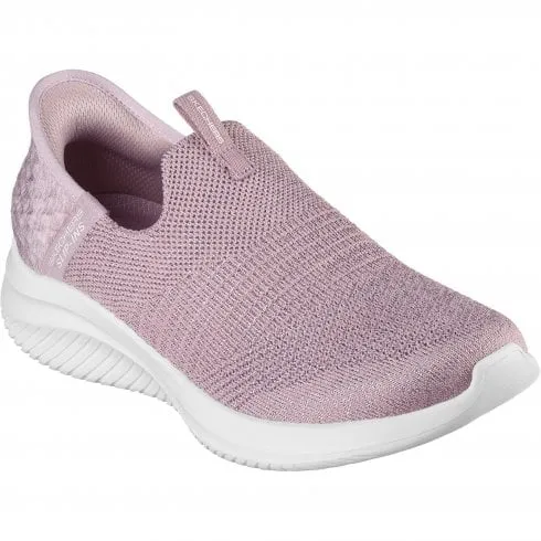 Skechers Ultra Flex 3.0 Smooth Step | Mauve | Womens Slip Ins Trainers