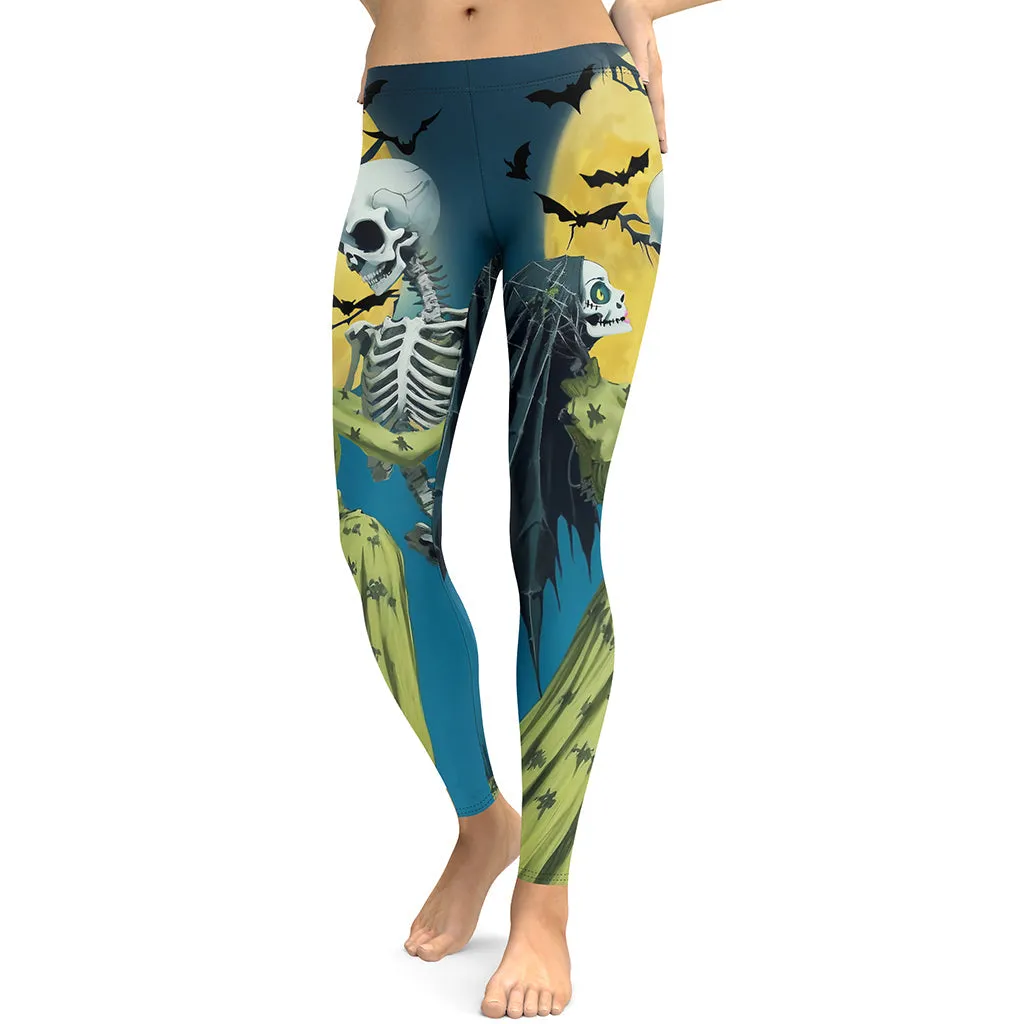 Skeleton and Zombie Leggings