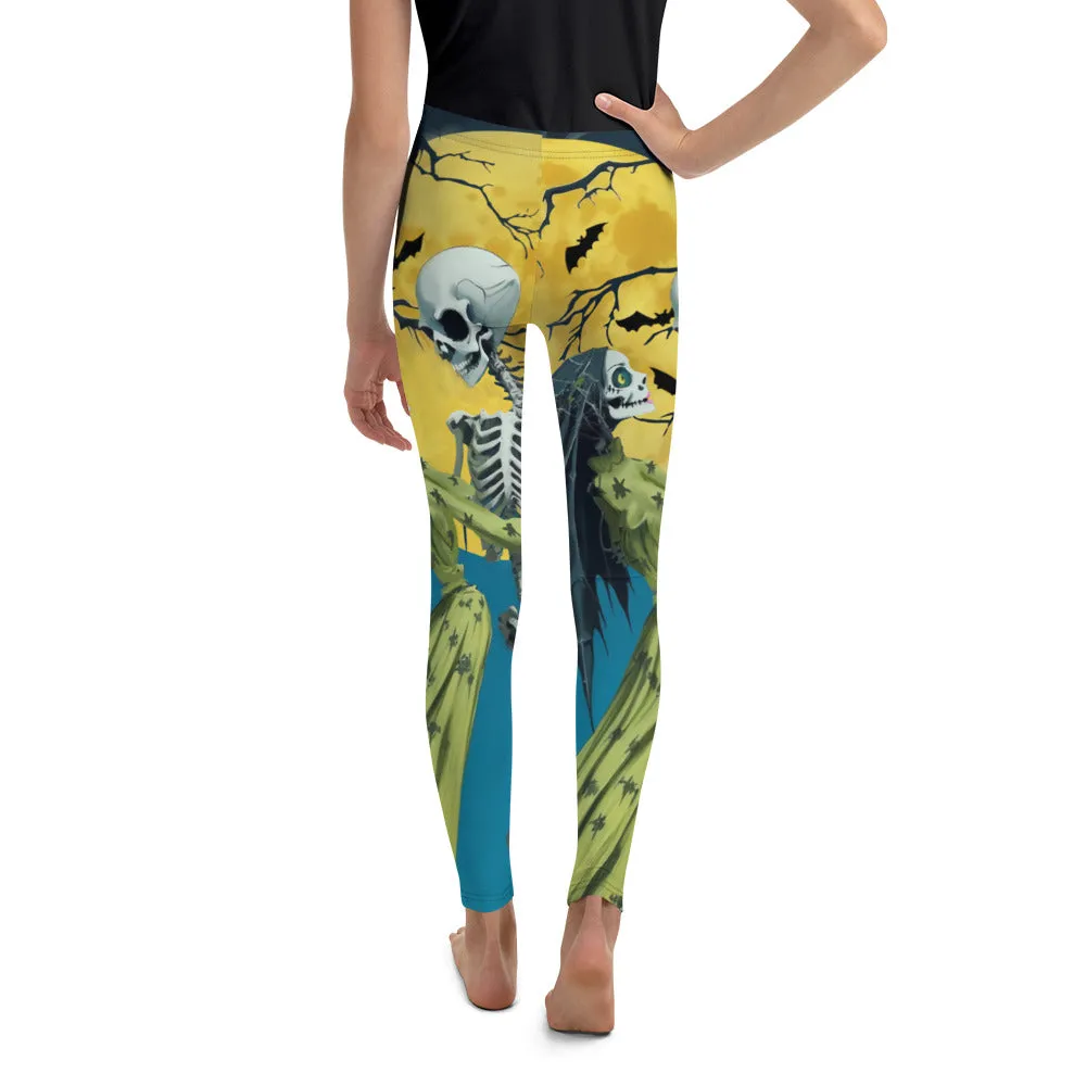 Skeleton and Zombie Youth Leggings