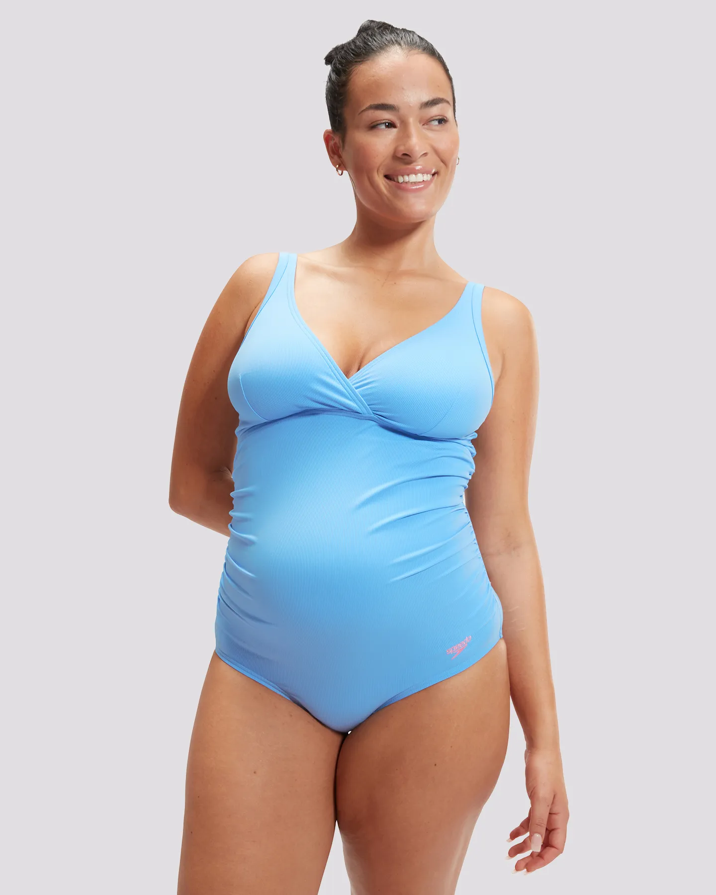 Speedo Wmns Vneck Maternity Uback - Blue | SurfStitch