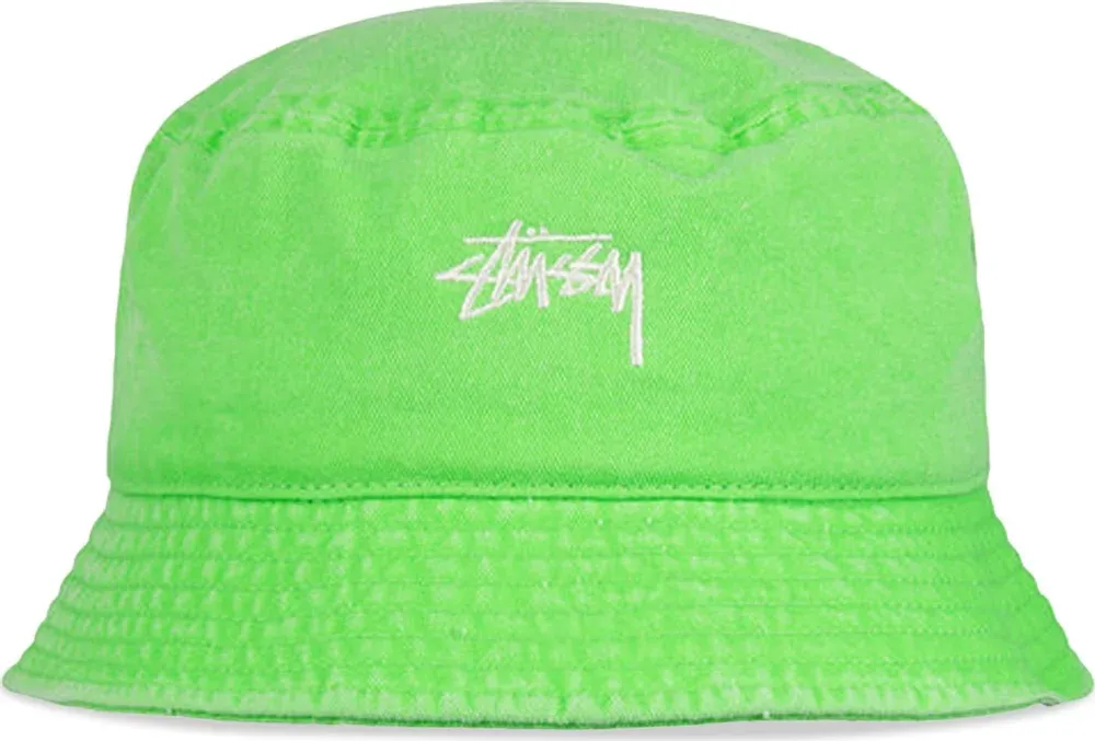 STUSSY - Men Washed Stock Bucket Hat