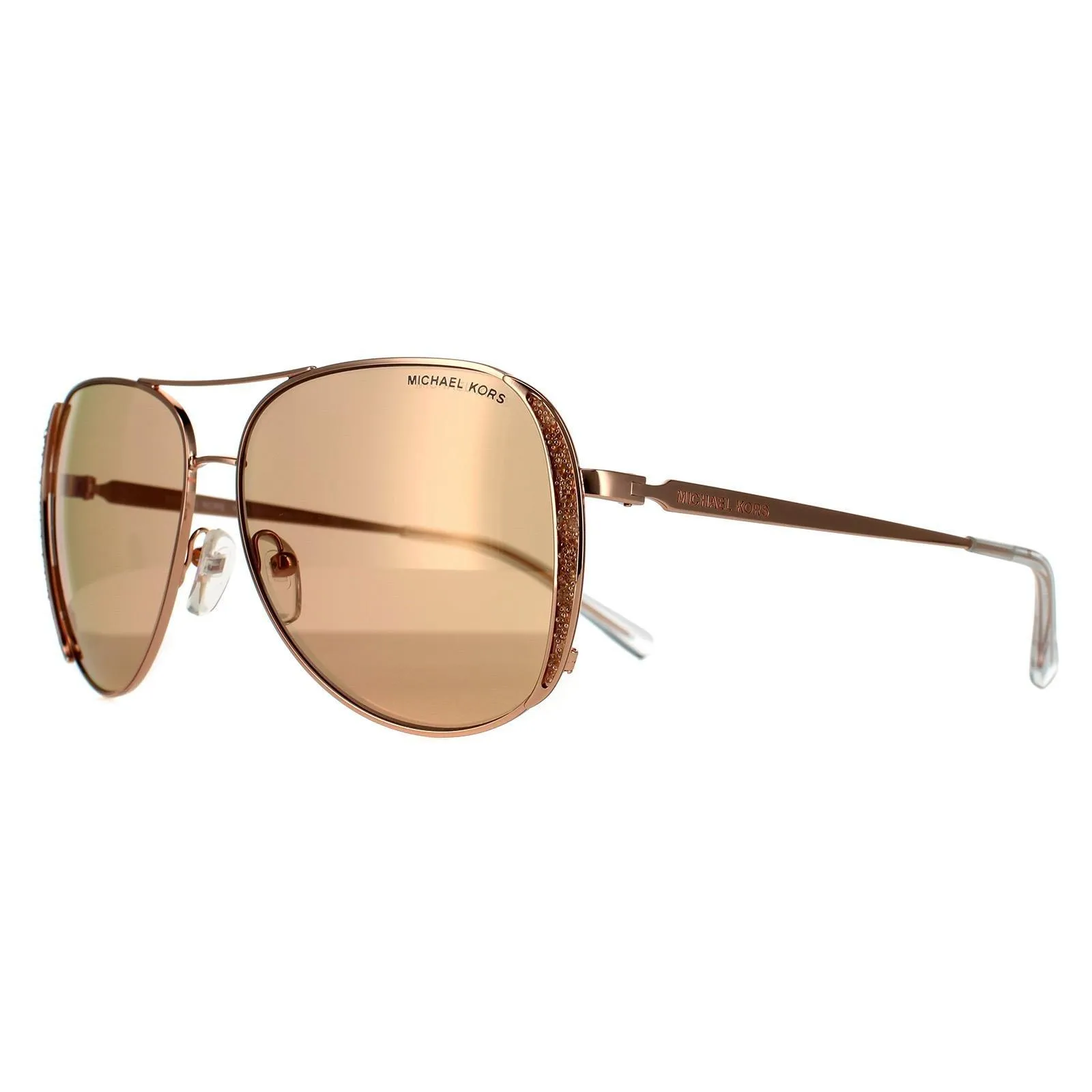 Sunglasses | Aviator Rose Gold Rose Gold Flash Sunglasses | Michael Kors