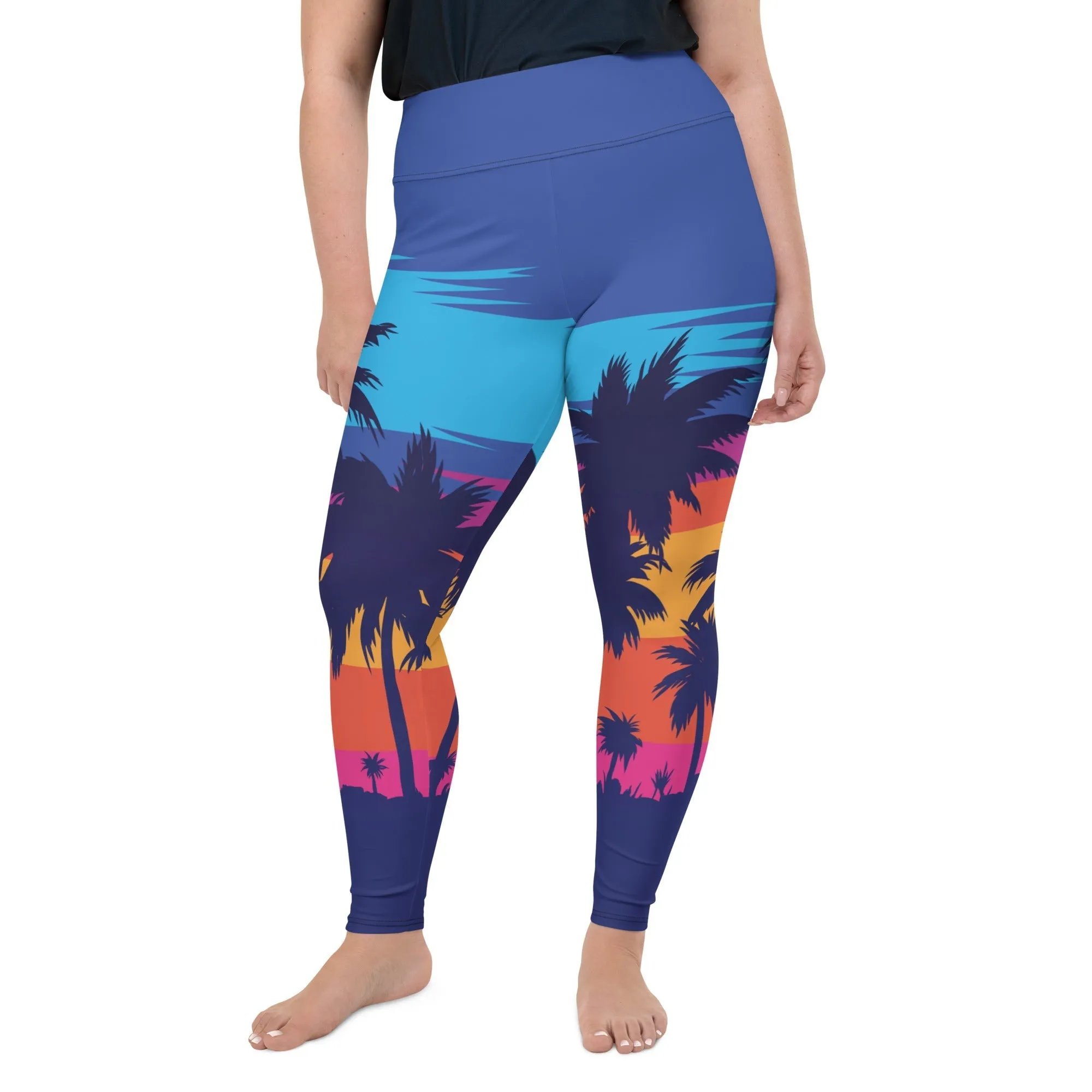 Sunset Plus Size Leggings