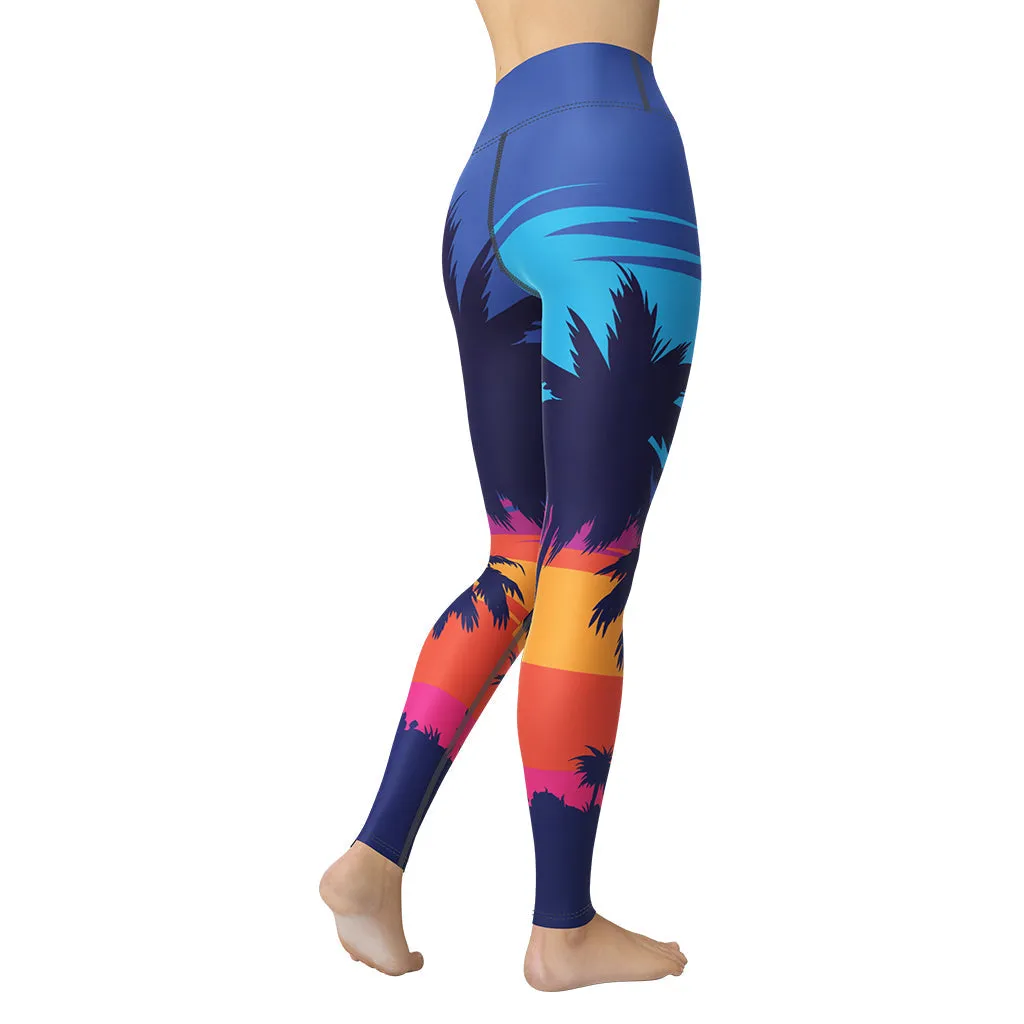 Sunset Yoga Leggings