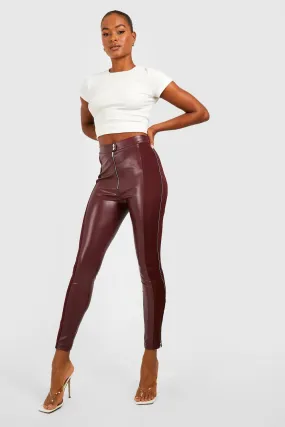 Tall Biker Skinny Pu Leggings