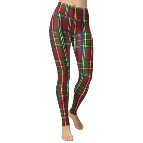 Tartan Christmas Yoga Leggings