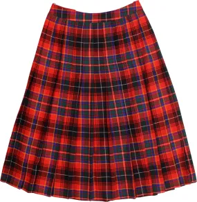 Tartan Pleated Skirt | ThriftTale