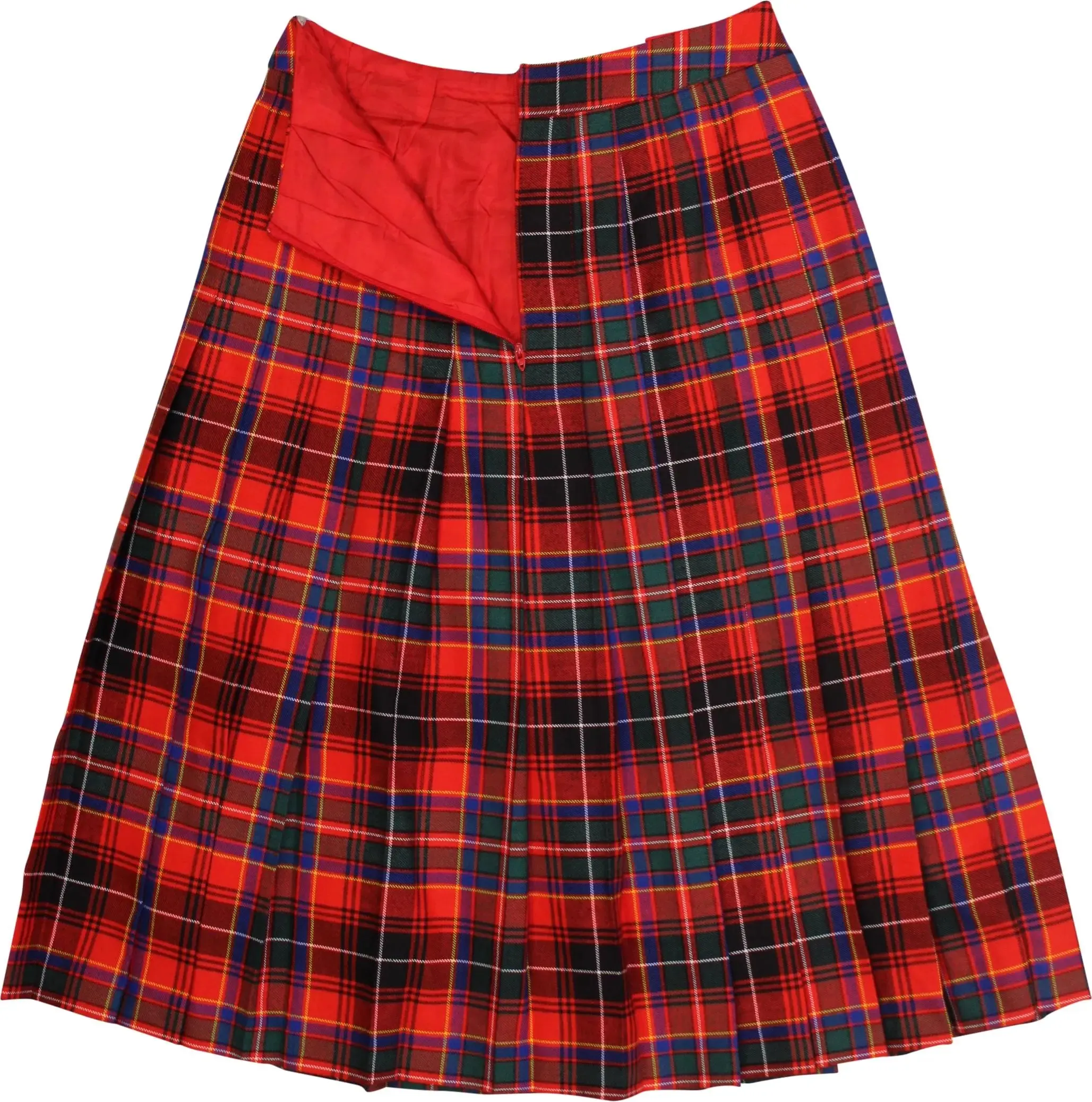 Tartan Pleated Skirt | ThriftTale