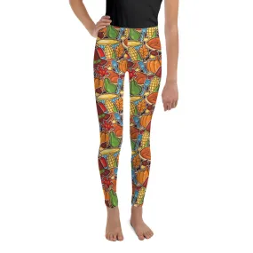 Thanksgiving Celebration Youth Leggings