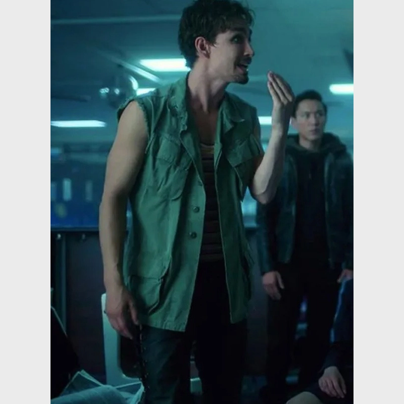 The Umbrella Academy Klaus Hargreeves Green Cotton Vest