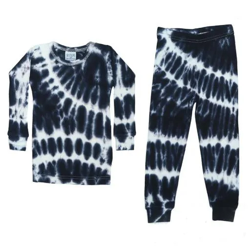 thermal 2pc tie dye pj set