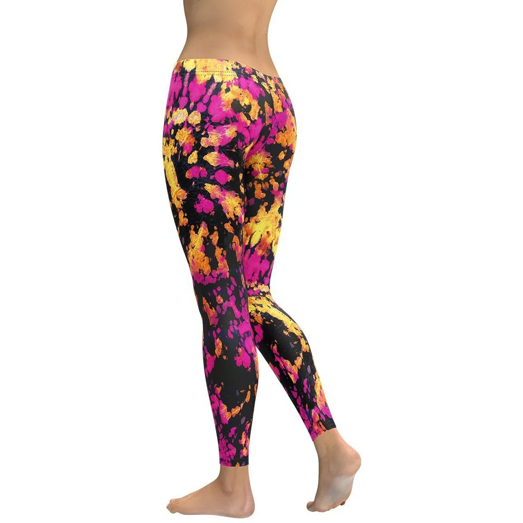 Tie Dye Multicolor Leggings