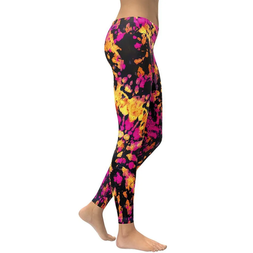 Tie Dye Multicolor Leggings