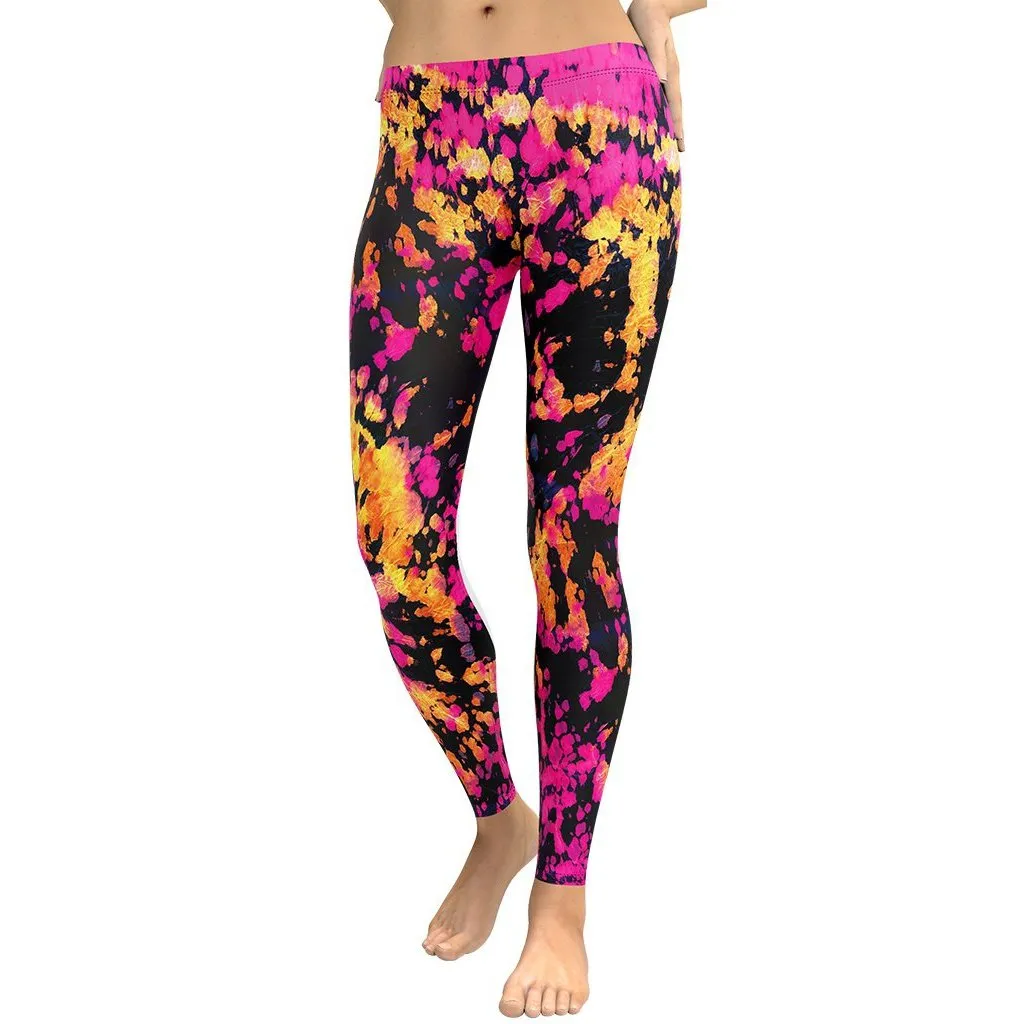 Tie Dye Multicolor Leggings