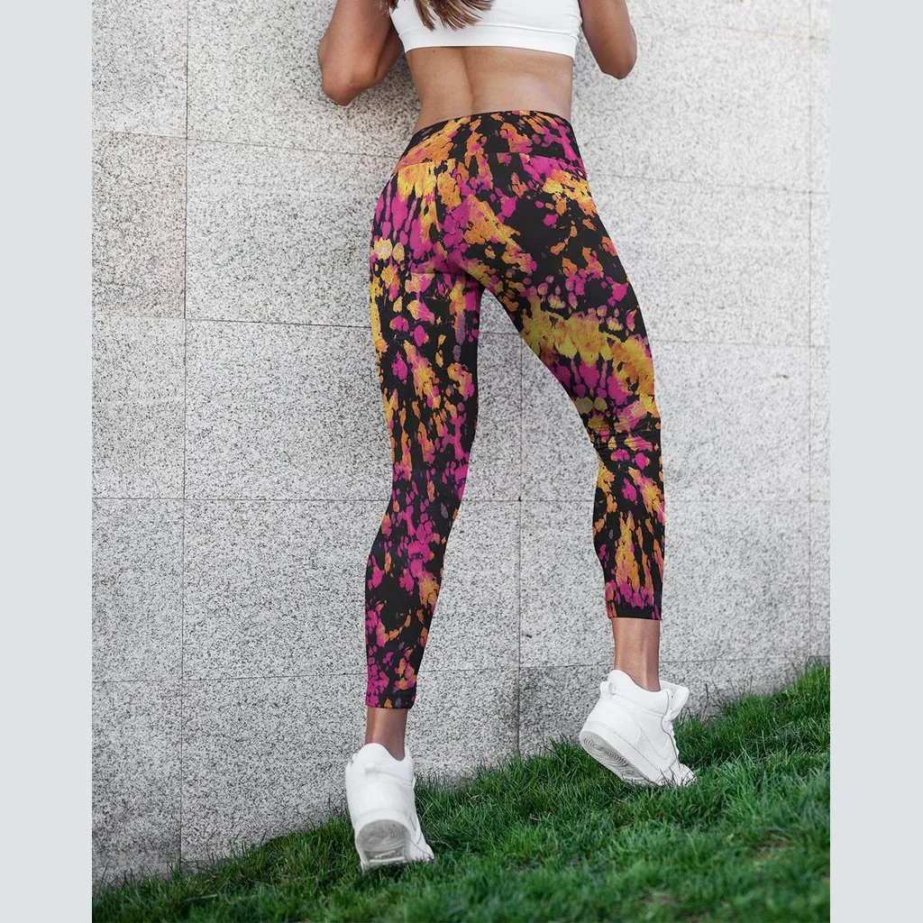 Tie Dye Multicolor Leggings