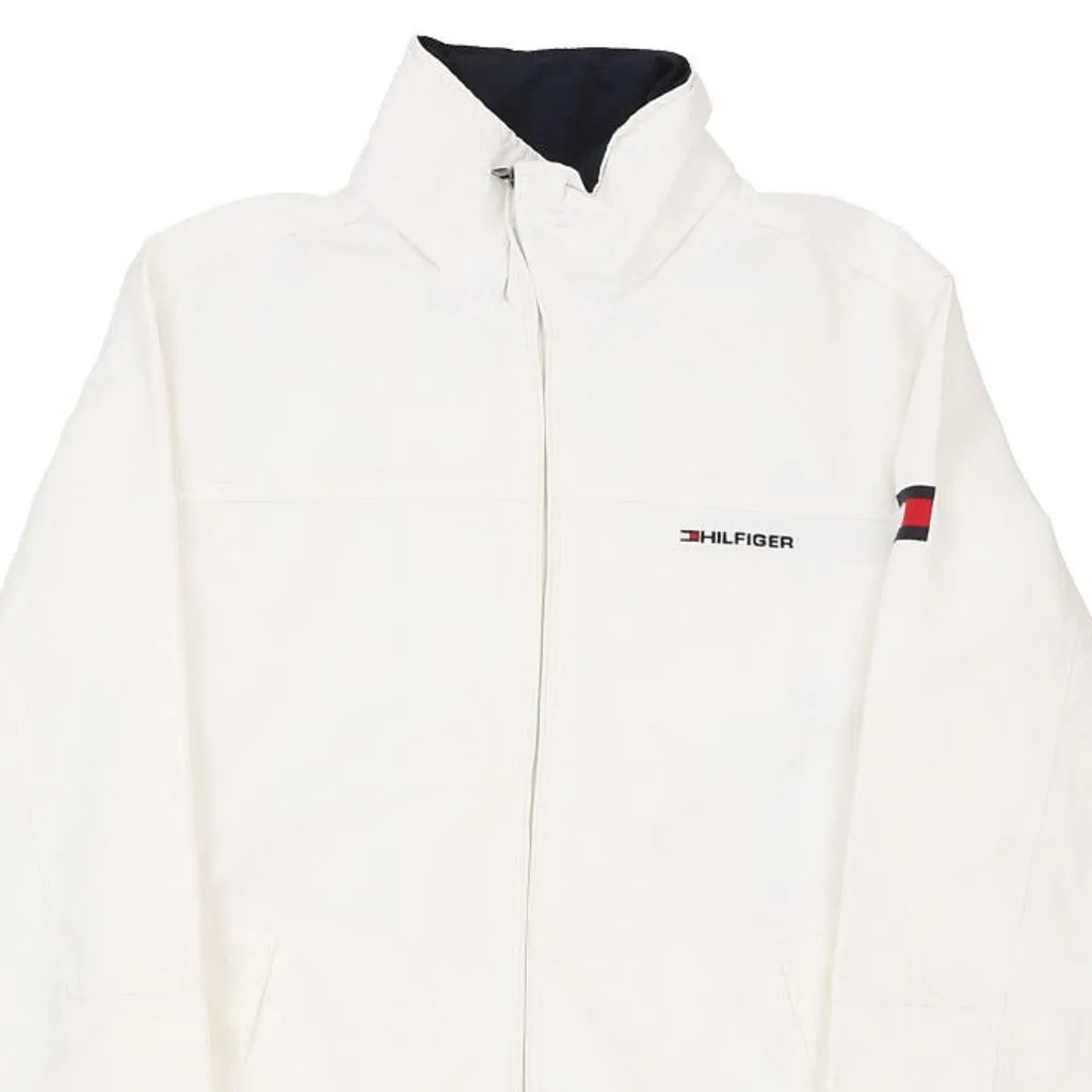 Tommy Hilfiger Jacket - Medium White Nylon Blend