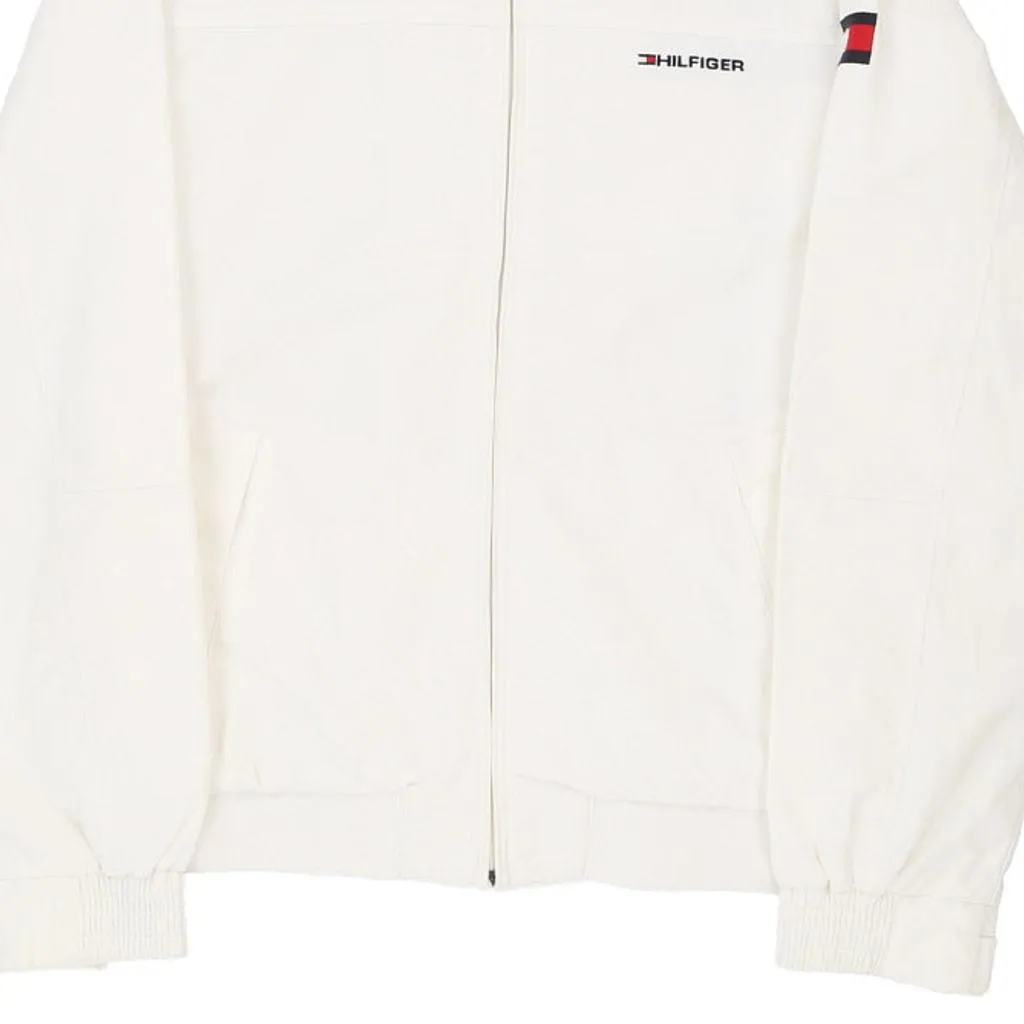 Tommy Hilfiger Jacket - Medium White Nylon Blend