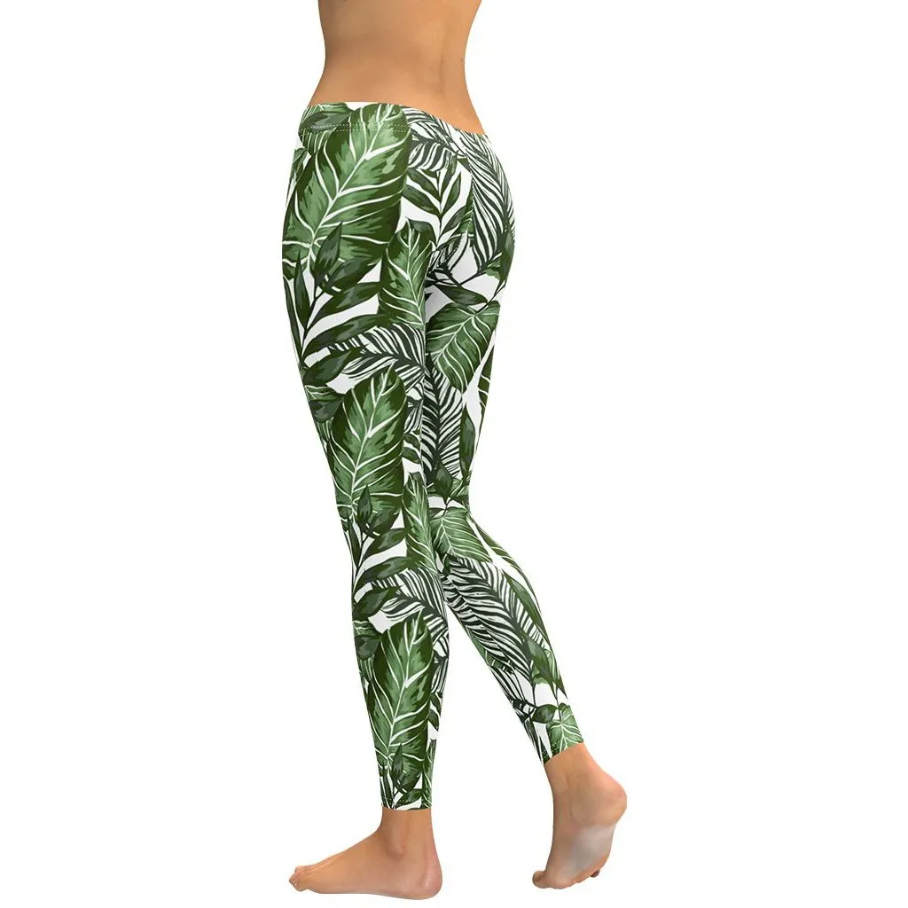 Tropical Green Leggings