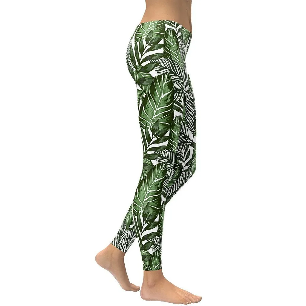 Tropical Green Leggings