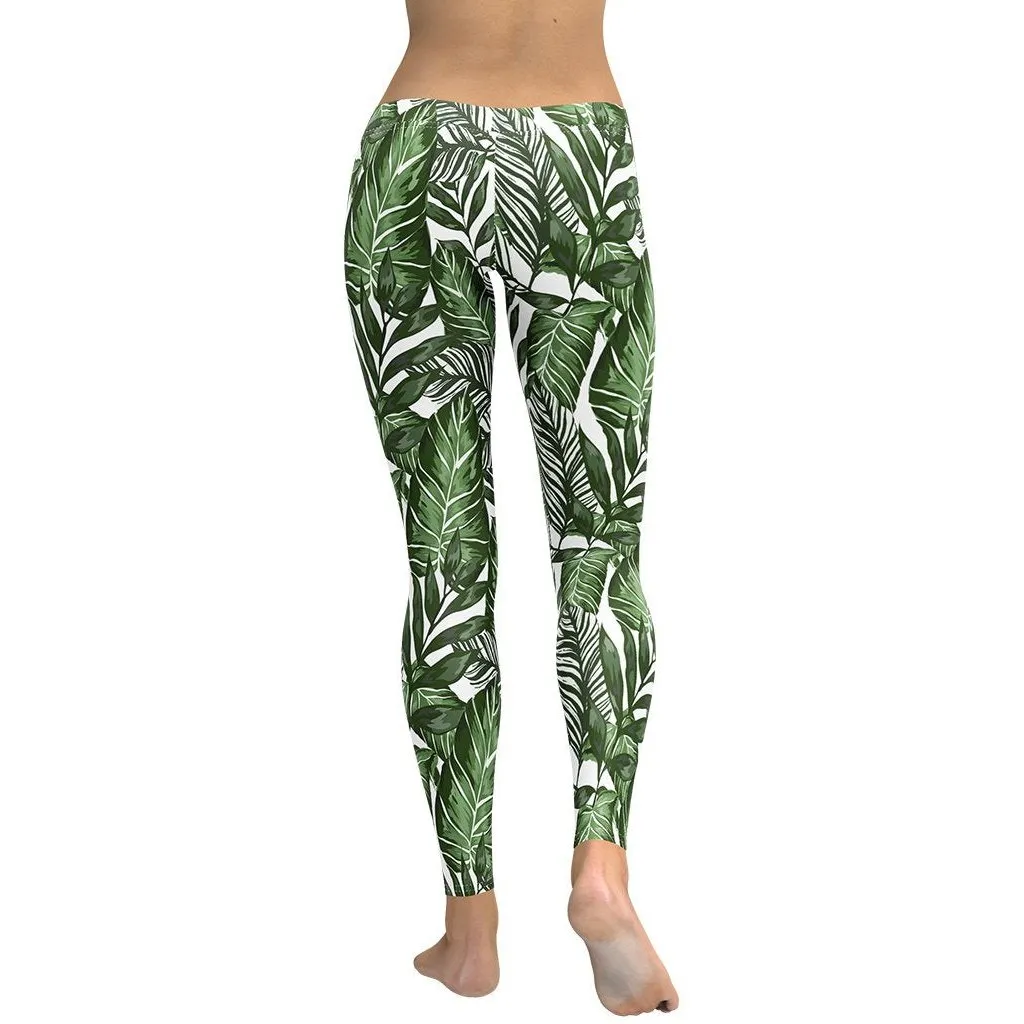 Tropical Green Leggings