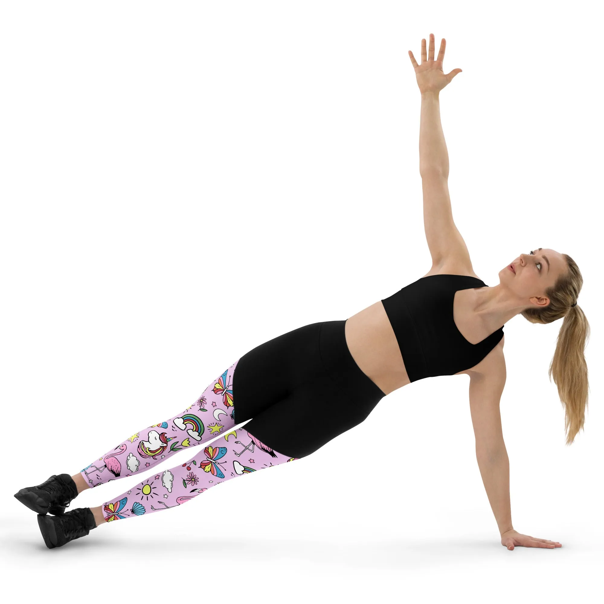 Unicorn Print Compression Leggings