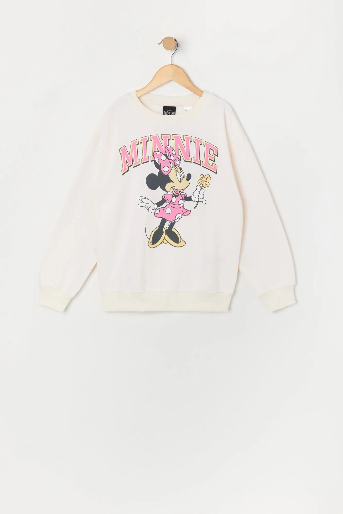 Urban Kids Girls Minnie Mouse Graphic Fleece Sweatshirt