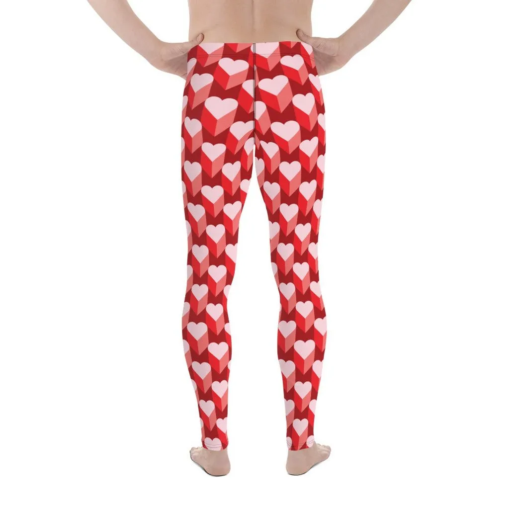 Valentine's Day Heart Men's Leggings