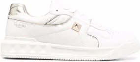 Valentino Garavani One Stud XL leather sneakers White