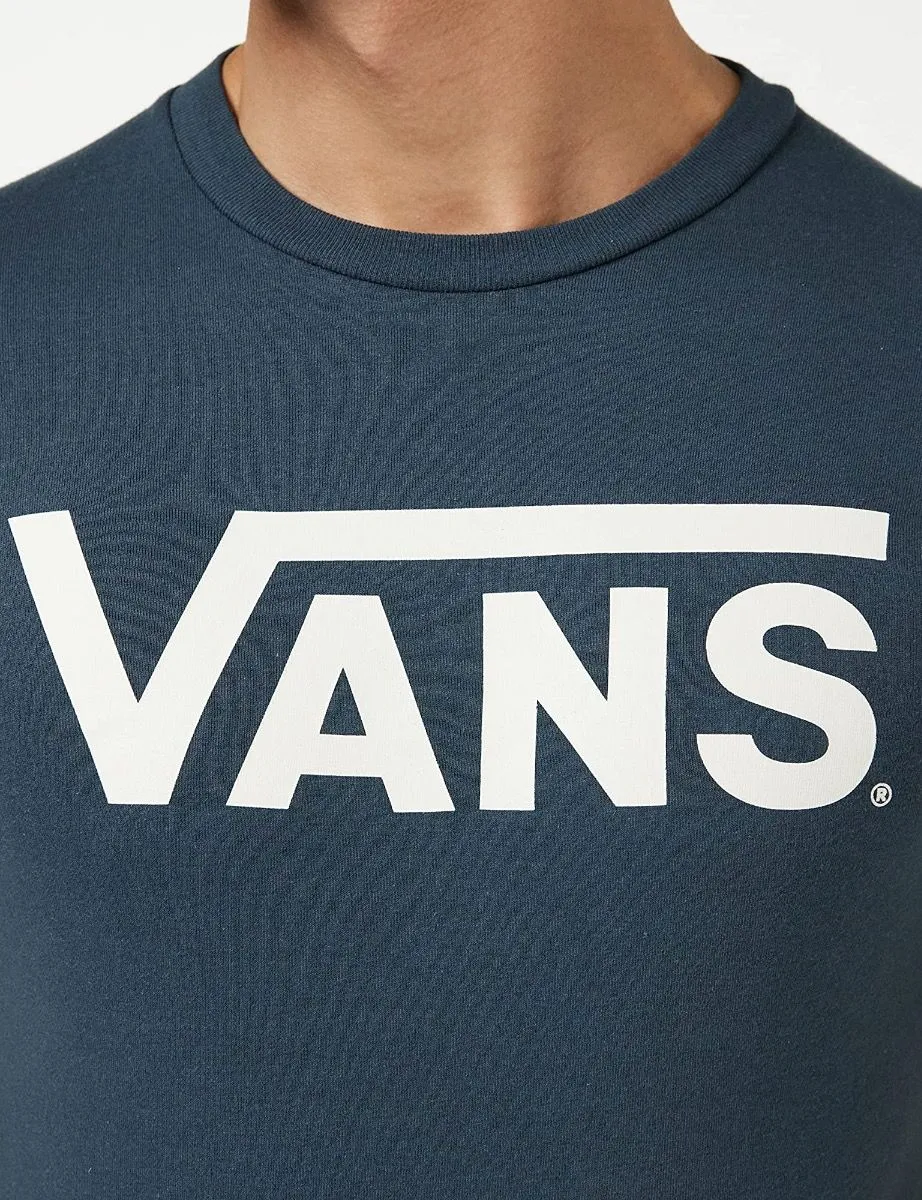 VANS Classic Print Crew Neck T-Shirt Indigo