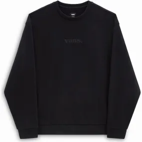 Vans ESSENTIAL RELAXED CREW SWEATSHIRT (BLACK) MEN BLACK