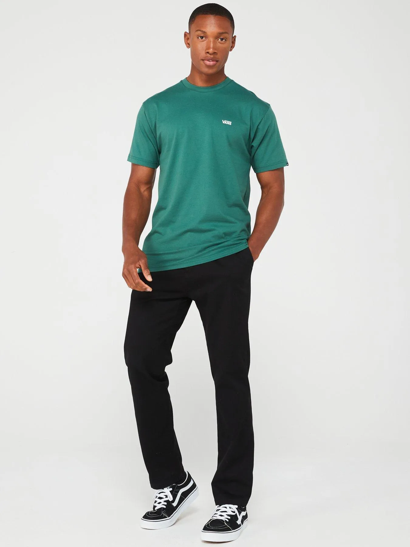 Vans Men's Left Chest Logo T-shirt - Green