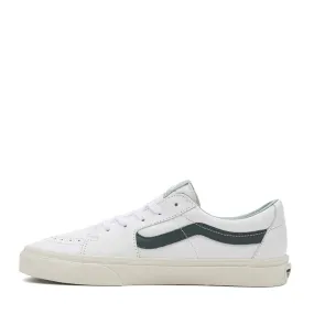 Vans Sk8-Low Premium Leather Trainers Green Gables