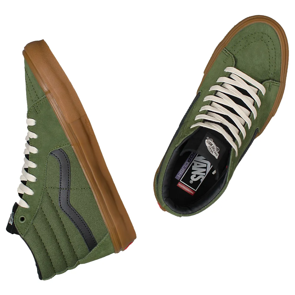 Vans Skate Sk8 Hi Green-Gum