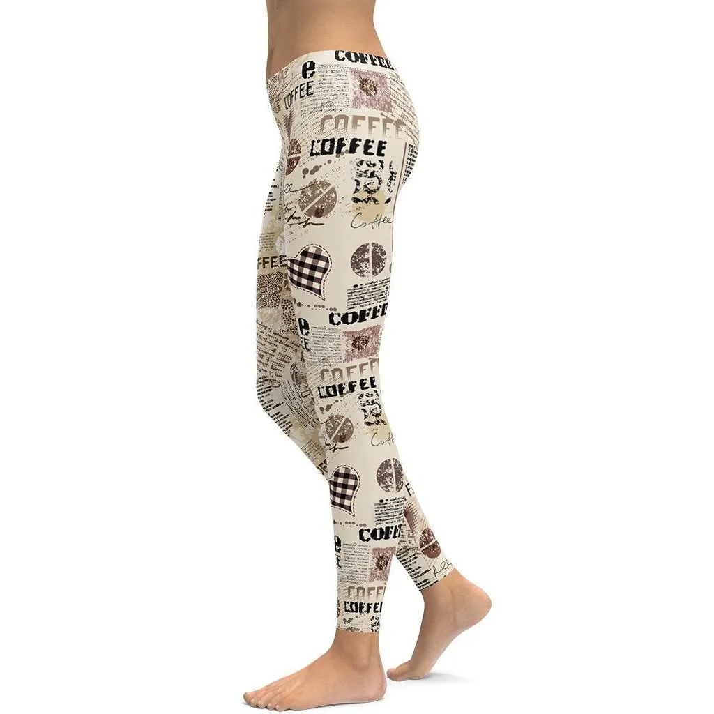 Vintage Coffee Leggings