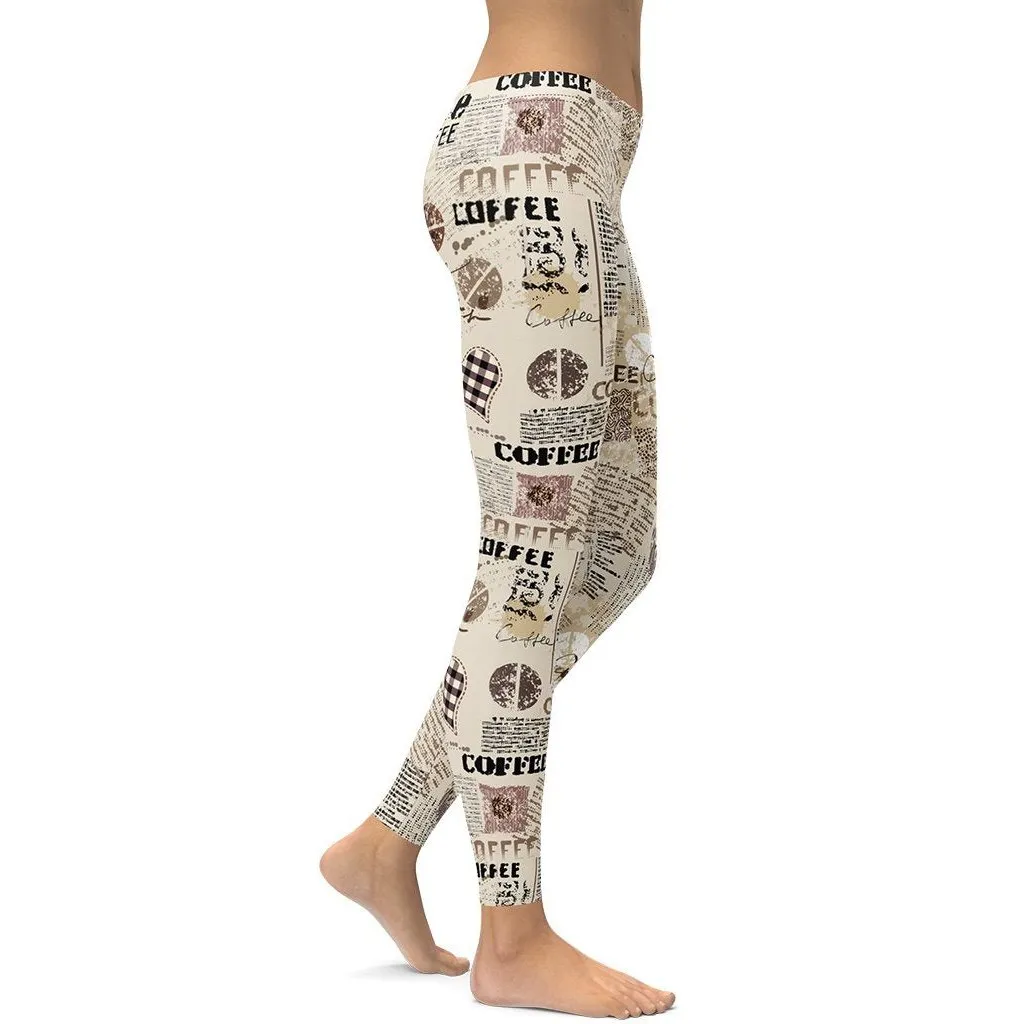 Vintage Coffee Leggings