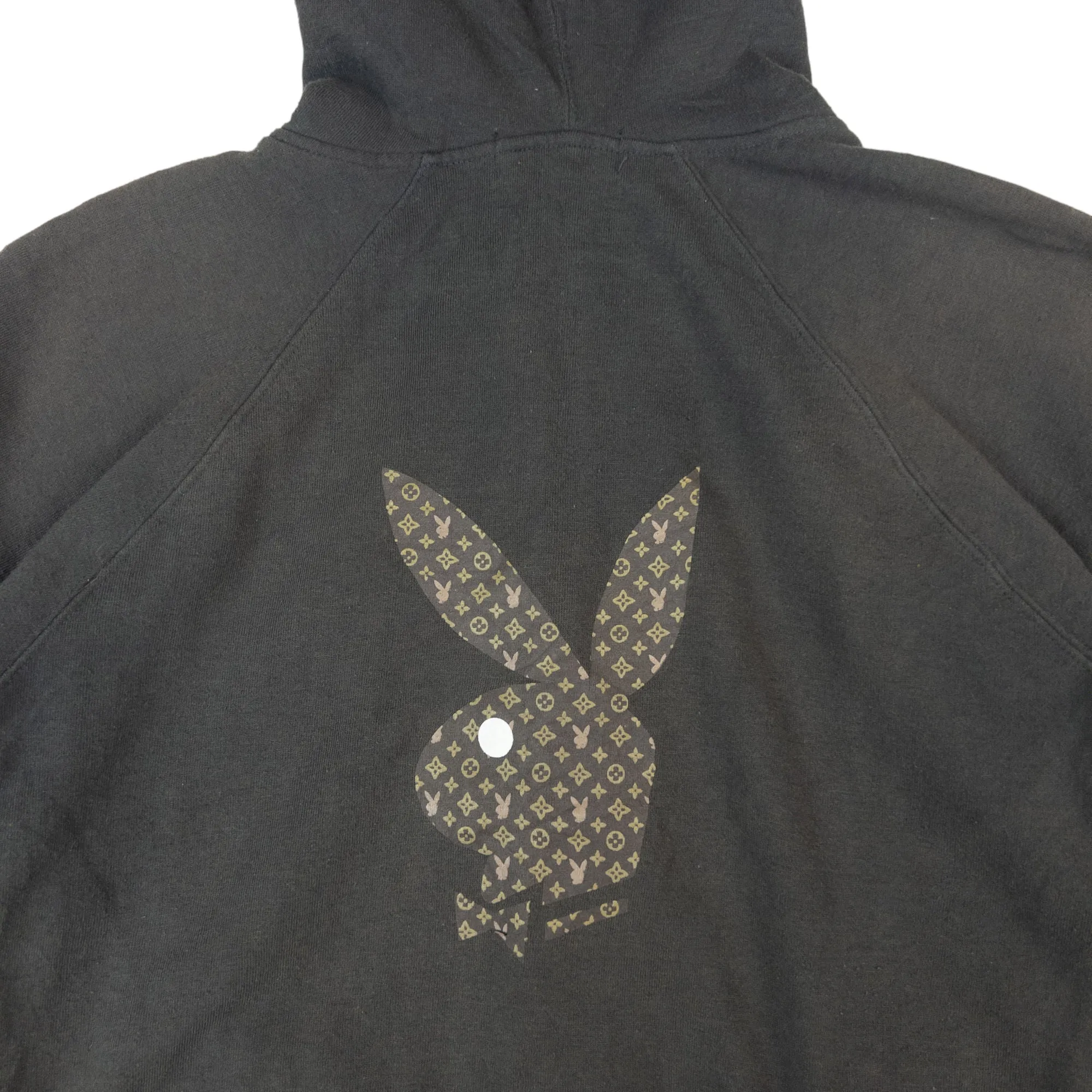 Vintage Playboy Monogram Zip Up Hoodie Womens Size M | Second Wave Vintage