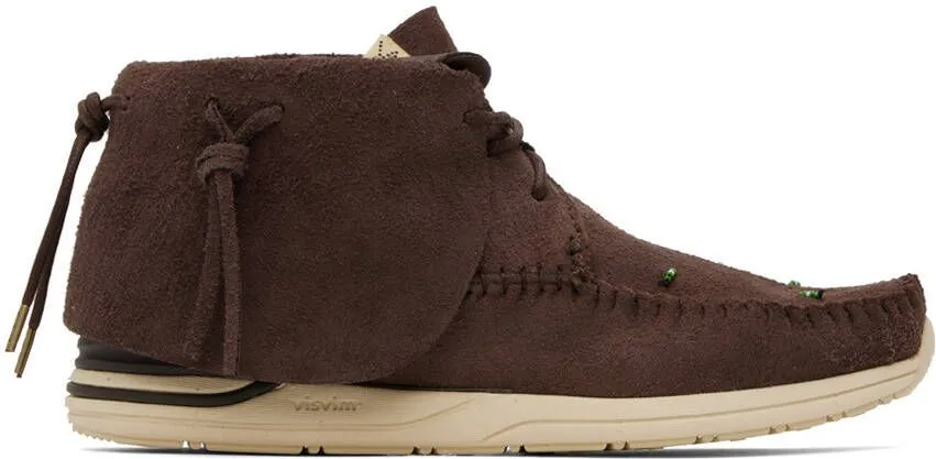 Visvim Brown FBT Lhamo-Folk Sneakers