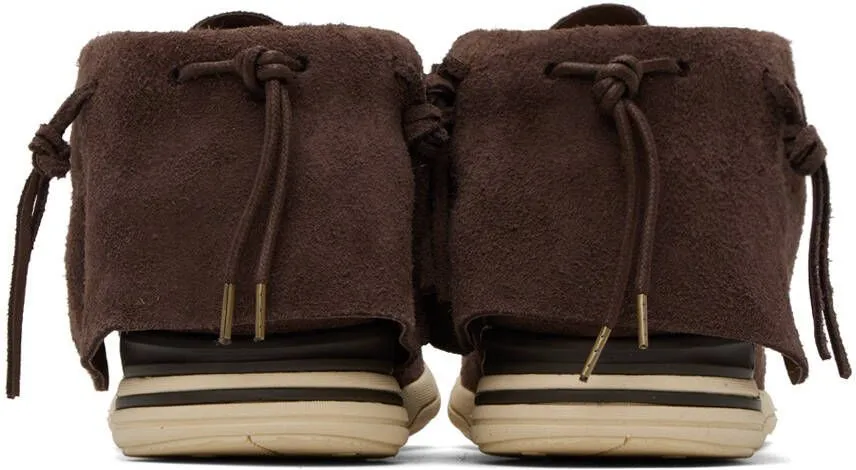 Visvim Brown FBT Lhamo-Folk Sneakers